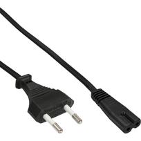 InLine 70er Bulk-Pack Netzkabel Netzstecker auf Euro 8 C7 Stecker 1 - Kabel - Strom/Netzteil - 1,5 m (B-16654S)
