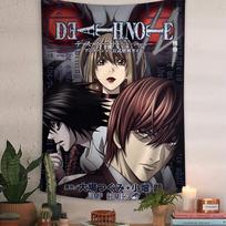Anime Death Note DN L Colorful Tapestry Wall Hanging Bohemian Wall Tapestries Mandala Wall Hanging Sheets 50x70cm