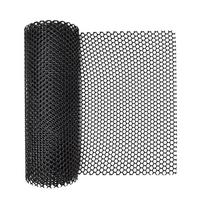 Plastikinis vielos tinklo tvora Gėlių tinklas Universalus 300*40cm Šešiakampė tvora paukštidėms, šunims, triušiams, gyvatėms Sienelė ir sodininkystė juoda
