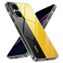 Silicone Case For Xiaomi Poco X7 X6 F6 X5 F5 F4 F3 X3 GT Soft Ultra-Thin Transparent Back Cover Clear Shockproof Shell Clear POCO X3 GT