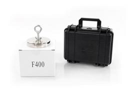 Magnetinis ieškiklis 400 kg Black Magnet F400 su lagaminas paieškos BOX400