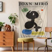 Joan Miro Senovinė Abstrakcijos Paroda Anime Sieninė Danga Tarot Hipis Sieniniai Kilimai Bendrabučio Sienų Kabinamos Paklodės 50x70cm