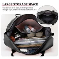 Turistinės ir kelioninės kuprinės, „Travel Tote Duffel Gym“ krepšys su sauso ir šlapio atskyrimu, juodas