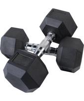 Šešiakampiai hanteliai inSPORTline Hexclusive 30 kg