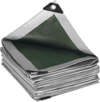 Baseino aksesuarai, PE apsauginė danga | 4x5m baseino danga | 280g/m² | Étanche | Nemalonus | Gris/Vert,