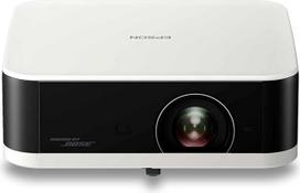 "Epson Lifestudio Pop EF-61W Diamond White" nešiojamasis išmanusis projektorius, "Bose" garsas, "Google TV", "Full HD", naudojamas patalpose ir lauke, 5 metų įrenginio apsauga*