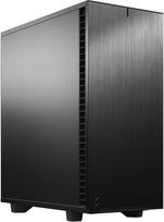 "Fractal Design Define 7 Compact Black", kompaktiškas ATX kompiuterio korpusas, pagamintas iš aliuminio ir plieno, izoliuotas, skirtas tyliam darbui kompiuteriu - juodas