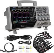 "Hantek Desktop Oscilloscope" Keturių kanalų oscilografas palaiko 32 tipų automatinio matavimo funkciją su 7 colių TFT