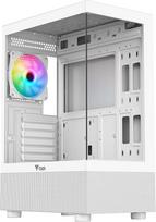 "Itek" korpusas SHOWBUI 33W - "Gaming Tower", ATX, 12 cm ARGB ventiliatorius, šoninis ir priekinis tempiantis stiklas, baltos spalvos
