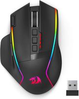 "Redragon" belaidė žaidimų pelė, 16000 DPI, 2.4G/USB-C belaidė pelė, 9 programuojami mygtukai, įkraunama RGB ergonominė belaidė pelė, 170 val., skirta PC/Mac žaidėjams
