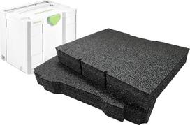"Shadow Foam Easy Peel Systainer / Schubladen-Kombinationseinsatz" [schwarz 50mm Doppelpack]