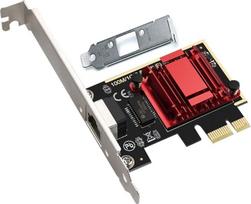2.5GBase-T PCIe tinklo adapteris RTL8125B 2500/1000Mbps PCI Express Gigabit Ethernet kortelė RJ45 LAN valdiklis Palaiko PXE Windows/Linux/MAC su žemu profiliu