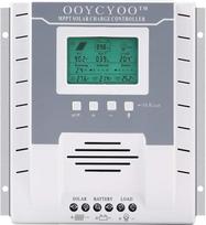 40A saulės energijos įkrovos valdiklis MPPT 12V/24V Max PV įėjimo įtampa 100V, LCD ekranas Saulės energijos įkrovos valdiklis ventiliuojamam sandariam gelio NiCd ličio akumuliatoriui