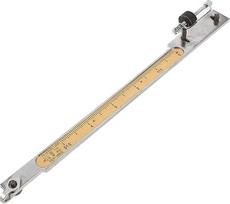 Angoily Mechanisches Metalllineal für Waagen Robustes Eisenmaßband mit Klarer Skala Verstellbarem Gegengewicht Kompatibel mit Küchen und Haushaltswaagen