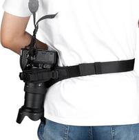 Dekompresijos fotoaparato diržas Atsparus smūgiams fotoaparato diržas Saugos fotoaparato juosmens diržas Daugiafunkcinis reguliuojamas diržas profesionaliai fotografijai Stabili juosmens sagtis Niko.n Cano.n S.ony DSLR