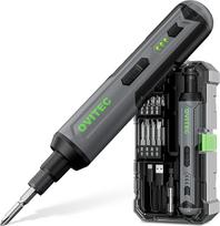 Elektrinių akumuliatorinių atsuktuvų rinkinys, 3,7 V, 2000 mAh, greito atlaisvinimo funkcija, įskaitant 16 dalių antgalių rinkinį ir USB-C kabelį