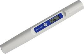 PH testeris be kalibravimo rašiklio, PH matuoklis su temperatūros funkcija, skysčių testas namų ūkiui, gėrimams, laboratorijai ir t. t., skiriamoji geba 0,01, 0 ~ 14 PH diapazonas, temperatūra 0 ~ 60 ℃