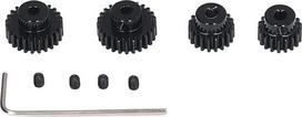 RC Ritzelsatz für, TT01 TT02 TB02 TA05 RC Car, für universelle Anwendungen, 18T 19T 23T 24T Stahlgetriebe, hochpräzises, langlebiges Motorgetriebe
