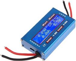 Saulės vėjo analizatorius DC 60V 100A Watt LCD skaitmeninis elektros energijos matuoklis galios analizatorius DC 1 pakuotė