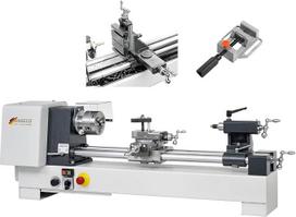 WABECO tekinimo staklės D2400 H20 su frezavimo stalu ir staklių pavadėliu 1,4 kW Didžiausias plotis 500 mm Pagaminta Vokietijoje