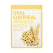 Farmstay Real Oatmeal Essence Mask lakštinė veido kaukė su avižomis 23ml