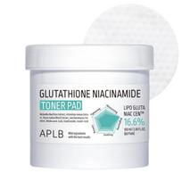 APLB Glutathione Niacinamide Toner Pad - toniko pagalvėlės su glutationu ir niacinamidu, 60 vnt.