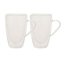 Puodeliai DOUBLE 2vnt. 350ml stikliniai su dviguba sienele