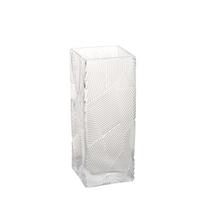 Vaza ZANA 10x10xH25cm, skaidrus stiklas