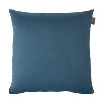 Pagalvė VELVET NEW 50x50cm, su užtrauktuku, pilkai mėlyna