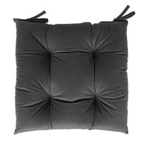 Kėdės pagalvėlė VELVET NEW 40x40cm, pilka