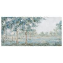 Tapyba aliejiniais dažais 70x150cm, žali medžiai