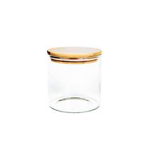 Stiklinis indelis THERON D10xH10cm su dangteliu