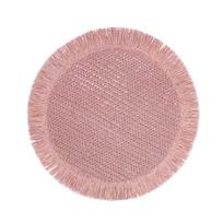 Stalo kilimėlis SUZAN D38cm, džiutas, violetinės spalvos