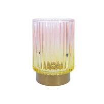 LED šviestuvas WINGS AMBER H13cm daugiaspalvis, su taimeriu