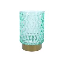 LED šviestuvas WINGS AMBER H13cm jūros žalios spalvos, su taimeriu