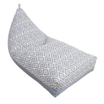 Pufas ROMB 130x80x20/70cm, pilkas