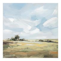 Tapyba aliejiniais dažais 60x60cm, vasaros peizažas