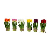 Dirbtinės gėlės FLOWERLY 5vnt/set, tulpės