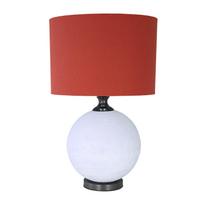 Stalinė lempa LUXO, aukštis 56 cm, raudona/balta