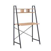 Rašomasis stalas STUDIJA su lentyna 84x44xH142cm, ąžuolo/rudos spalvos