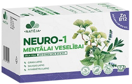 NATĒJA Neuro-1 Psichinei Sveikatai arbatos maišeliai, 20 vnt.