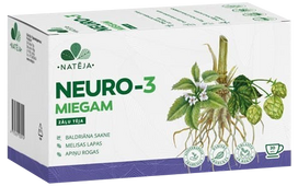 NATĒJA Neuro-3 Miegui arbatos maišeliai, 20 vnt.