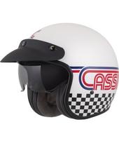 Motociklininko šalmas Cassida Oxygen Rondo 2.0 Pearl White/Red/Blue/Black