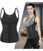 Fitneso korsetas su petnešėlėmis inSPORTline Corsup - Black