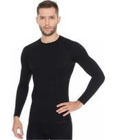 Brubeck Termo Marškinėliai Vyrams Active Wool Black - Black