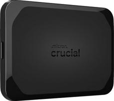 "Crucial X10 CT2000X10SSD9C02" 2 TB išorinis SSD kietasis diskas, iki 2100MB/s, USB-C 3.2 Gen2, atsparus vandeniui ir dulkėms pagal IP65, nešiojamasis SSD diskas "Mac", kompiuteriui, išmaniajam telefonui ir žaidimų konsolei, juodas