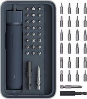 "HOTO" magnetinis elektrinis atsuktuvas su 25 antgaliais, LED lemputė, 3 sukimo momento lygiai (1,5/3/4 N.m), 1500 mAh akumuliatorius, USB-C įkrovimas, mini akumuliatorinis atsuktuvas baldų ir elektros prietaisų remontui