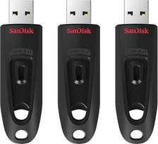 "SanDisk Ultra USB 3.0" atmintinė 64GB iki 130MB/s - 3 pakuotės