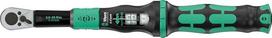 "Wera" 05075691001 "Click-Torque Lock A 6" dinamometrinis veržliaraktis, reguliuojamas, dinamometrinio užrakto funkcija, apverčiamas reketas, dešinysis, 2,5-25 Nm, 1/4 colio x 2,5-25 Nm