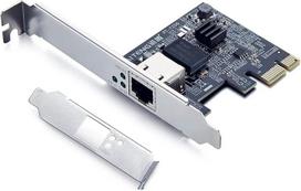 10Gtek 2500/1000/100Mbps NIC PCIe tinklo adapteris PCIe Gigabit Ethernet kortelė, vienas RJ-45 prievadas, su Realtek RTL8125 valdikliu, palaiko Windows Server/Ubuntu/Centos/Debian
